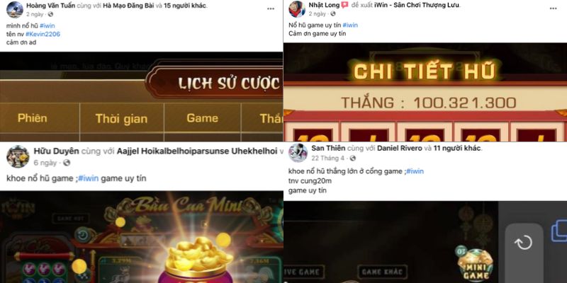 Chia sẻ của người chơi tại iWin Club
