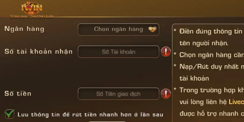 Xin vui lòng nhập thông tin đầy đủ và chính xác.
