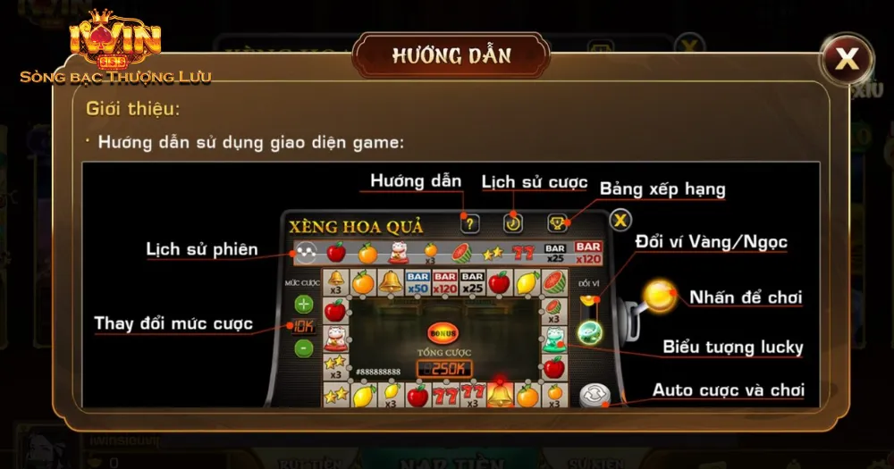 Tham gia chơi xèng hoa quả quy luật cực đơn giản