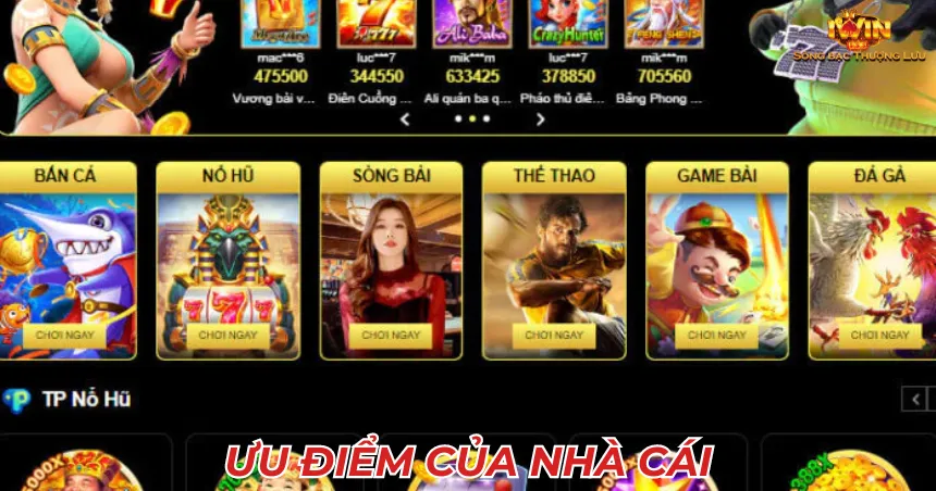 Ưu điểm của nhà cái