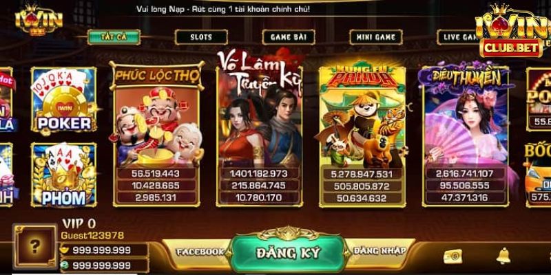 Người chơi có thể thoải mái lựa chọn các trò chơi cá cược yêu thích